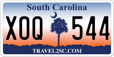 SC license plate XOQ544