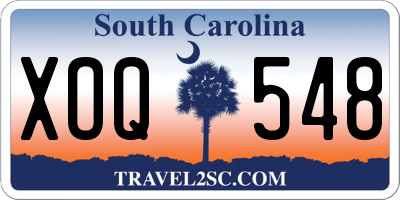 SC license plate XOQ548