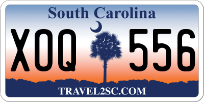 SC license plate XOQ556