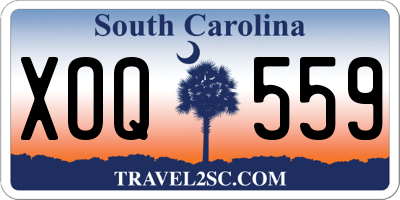 SC license plate XOQ559