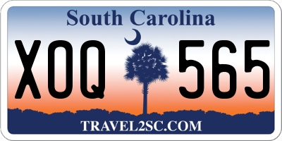 SC license plate XOQ565