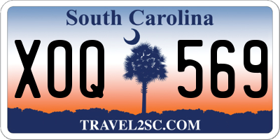 SC license plate XOQ569