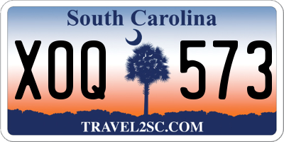 SC license plate XOQ573