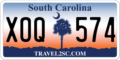 SC license plate XOQ574