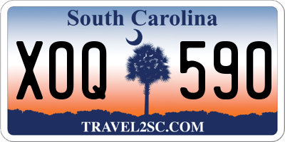 SC license plate XOQ590