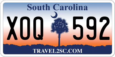 SC license plate XOQ592