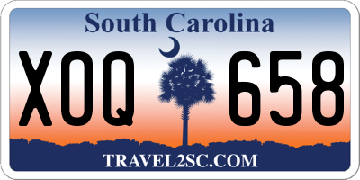 SC license plate XOQ658