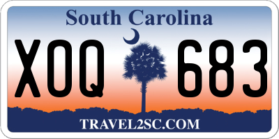SC license plate XOQ683