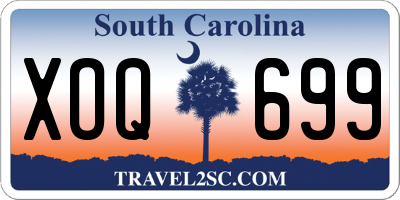 SC license plate XOQ699