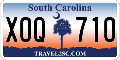 SC license plate XOQ710