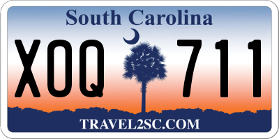SC license plate XOQ711