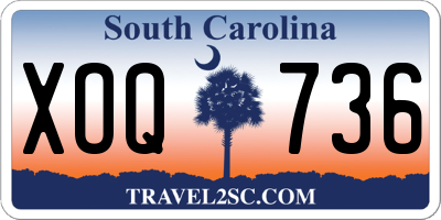 SC license plate XOQ736