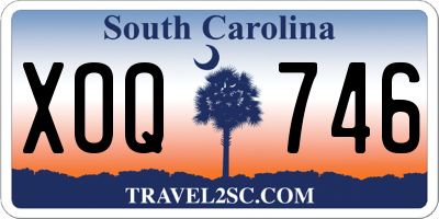 SC license plate XOQ746
