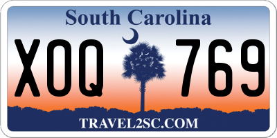 SC license plate XOQ769