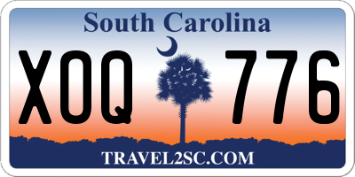 SC license plate XOQ776