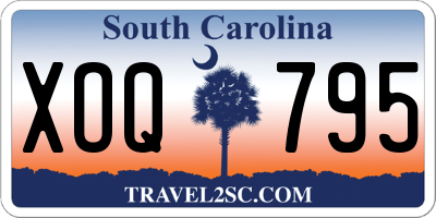 SC license plate XOQ795
