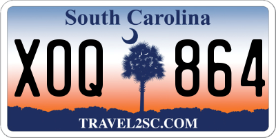 SC license plate XOQ864