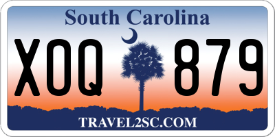 SC license plate XOQ879