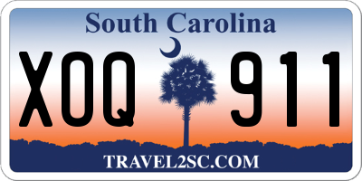 SC license plate XOQ911
