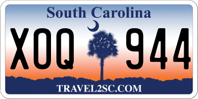 SC license plate XOQ944