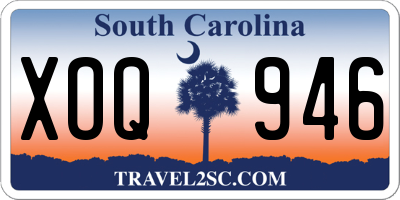 SC license plate XOQ946