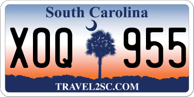SC license plate XOQ955