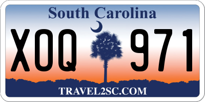 SC license plate XOQ971