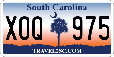 SC license plate XOQ975