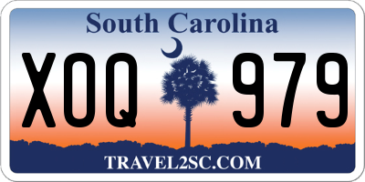 SC license plate XOQ979