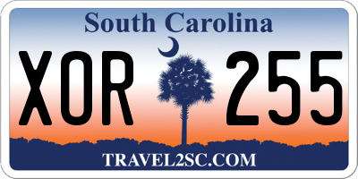 SC license plate XOR255