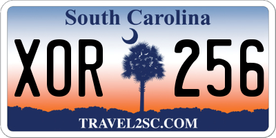 SC license plate XOR256