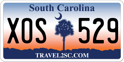 SC license plate XOS529
