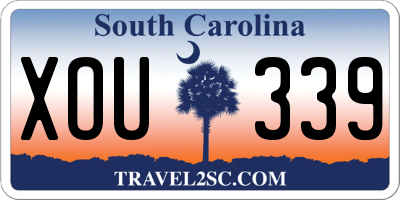 SC license plate XOU339