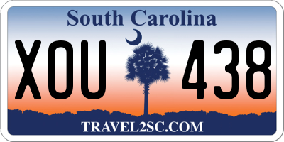 SC license plate XOU438