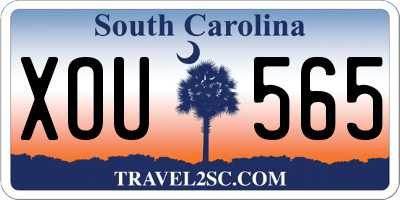 SC license plate XOU565