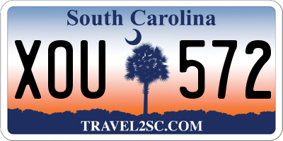SC license plate XOU572