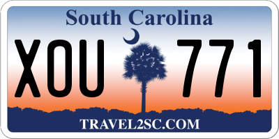 SC license plate XOU771