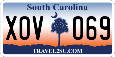 SC license plate XOV069