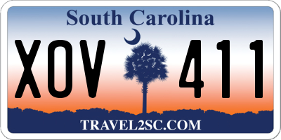 SC license plate XOV411