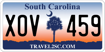 SC license plate XOV459