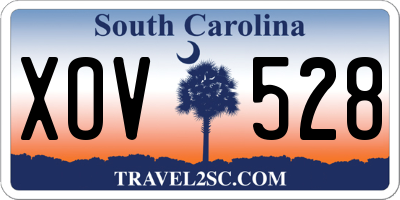 SC license plate XOV528