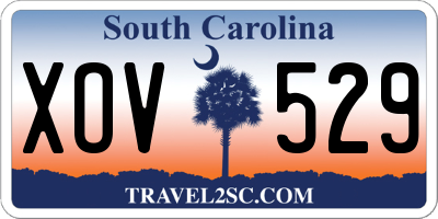 SC license plate XOV529