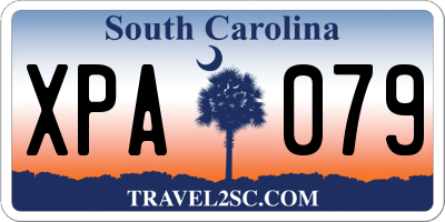 SC license plate XPA079