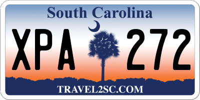 SC license plate XPA272