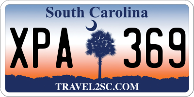 SC license plate XPA369