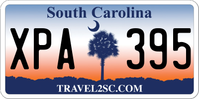 SC license plate XPA395