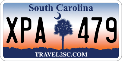 SC license plate XPA479