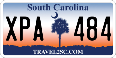 SC license plate XPA484