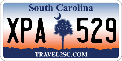 SC license plate XPA529