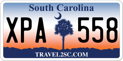 SC license plate XPA558